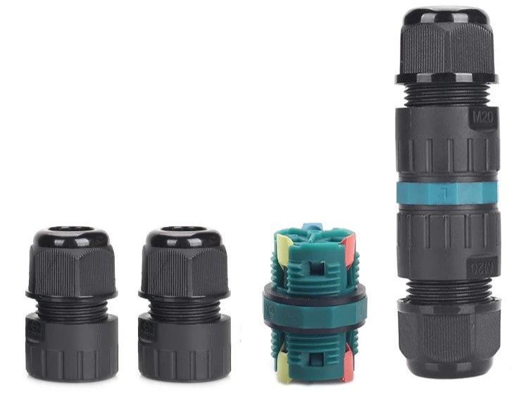 Quick Push Wire Connector 2 PIN IP68 Waterproof