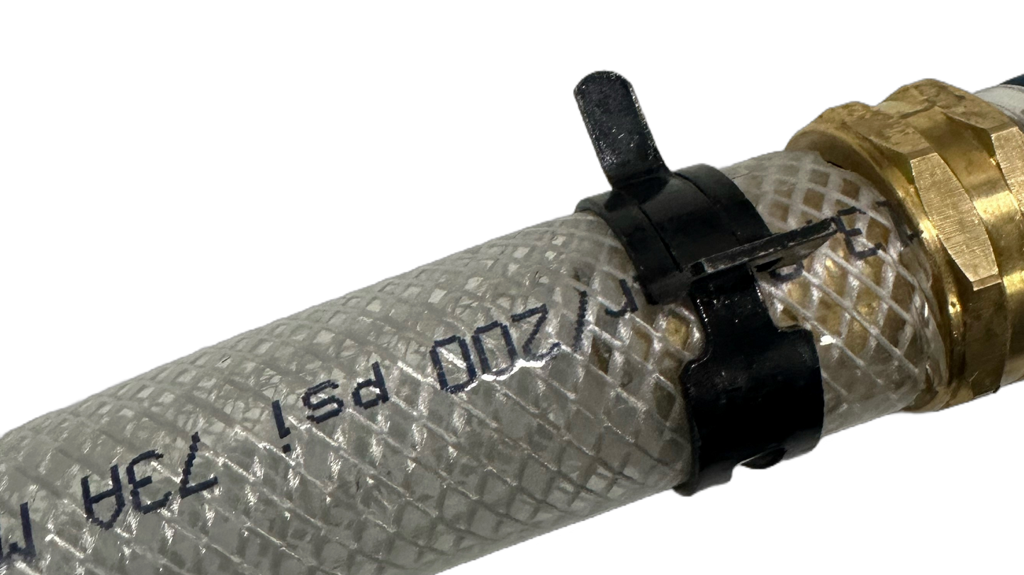 Black Hose Clip - 24mm ID - 10 Pack